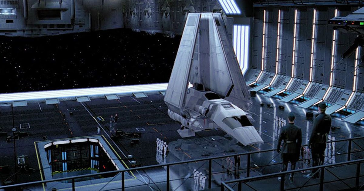 The Imperial Shuttle in Return of the Jedi