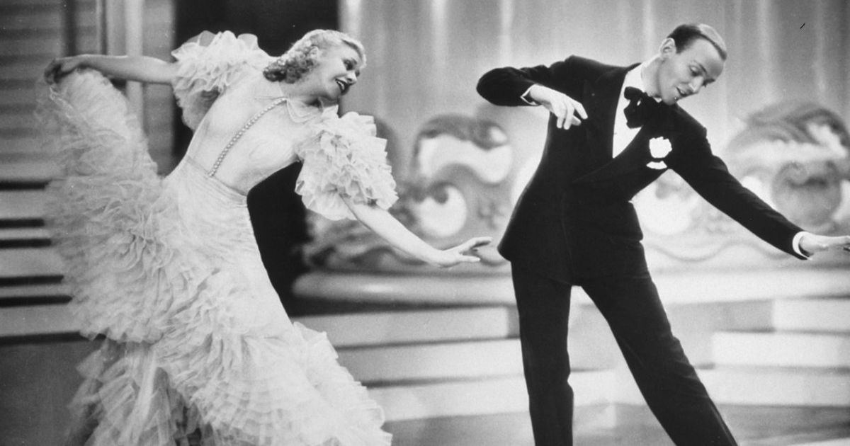 Fred Astaire and Ginger Rogers dance in Top Hat