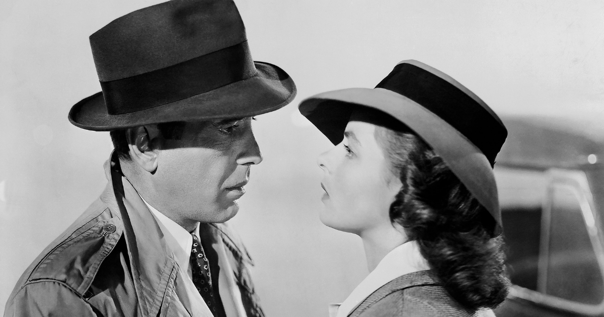 Casablanca 1942 - Rick and Ilsa looking into each other's eyes