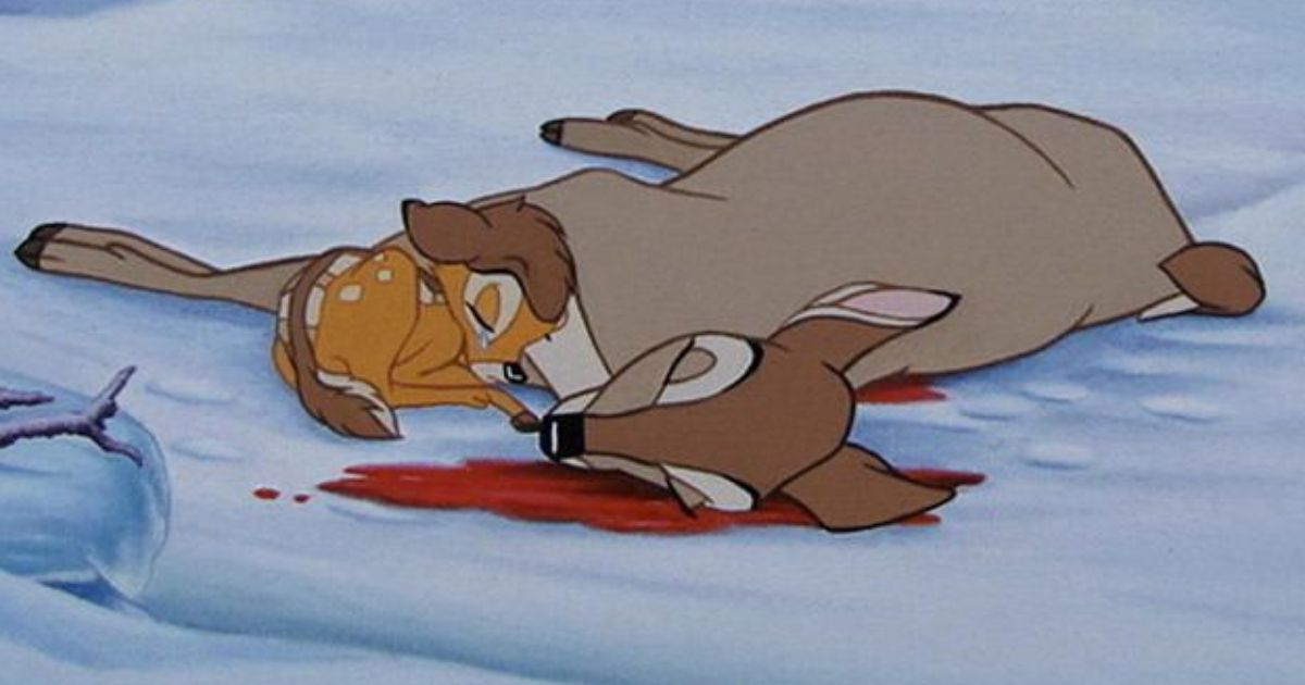 A mãe de Bambi morre