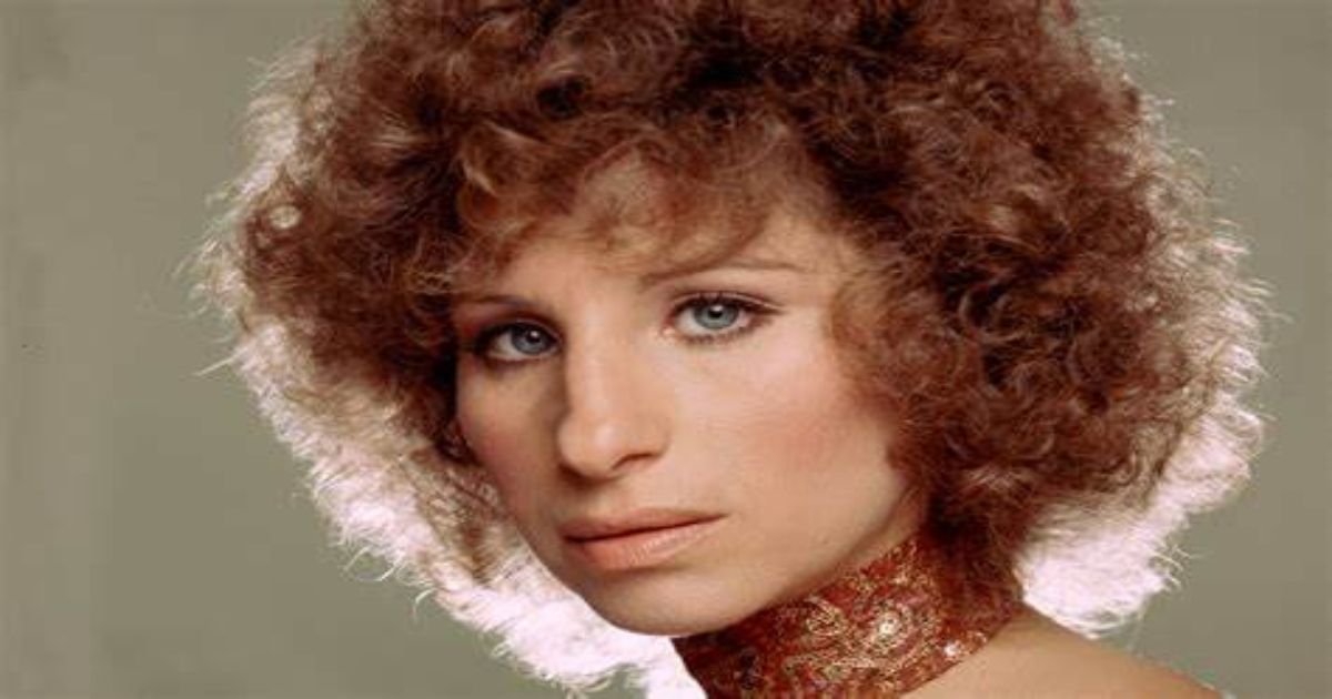 Barbra Streisand close-up with curly hair in A Star is Born from 1976