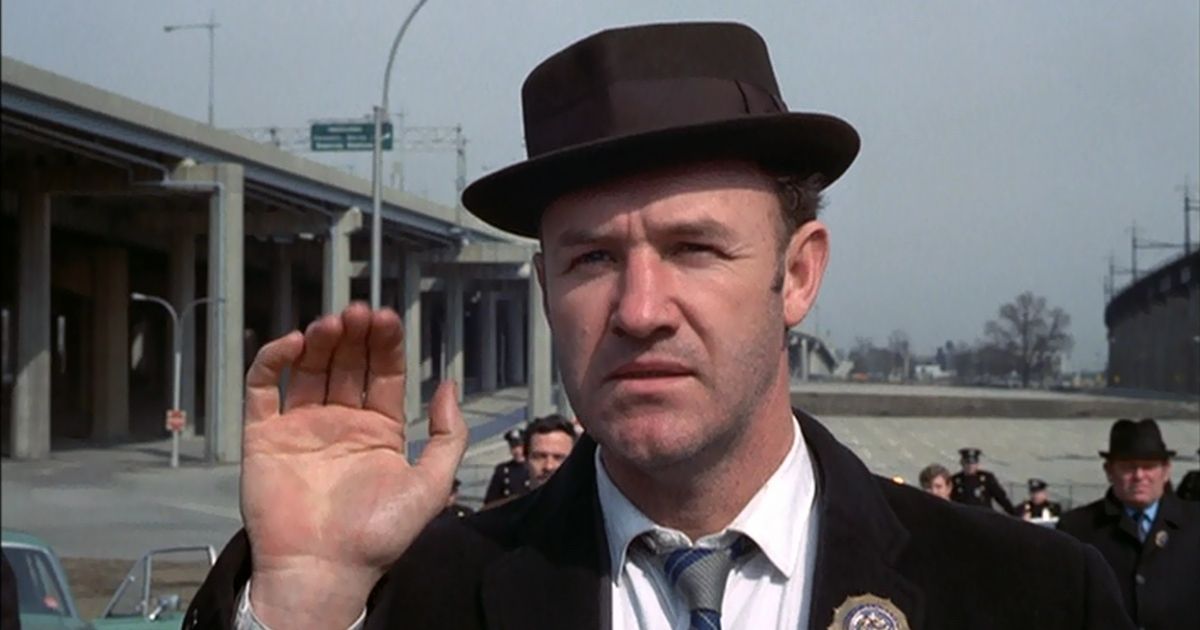 Gene Hackman as seen in the Oscar-winning action film. The French Connection