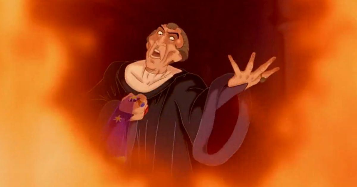 A scene from The Hunchback of Notre Dame