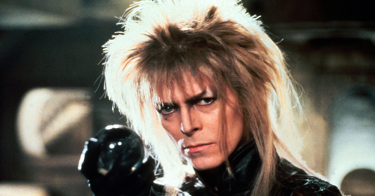 David Bowie as the Goblin King