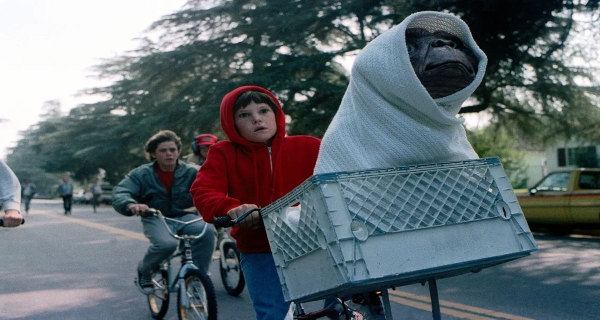 A scene from E.T. the Extraterrestrial