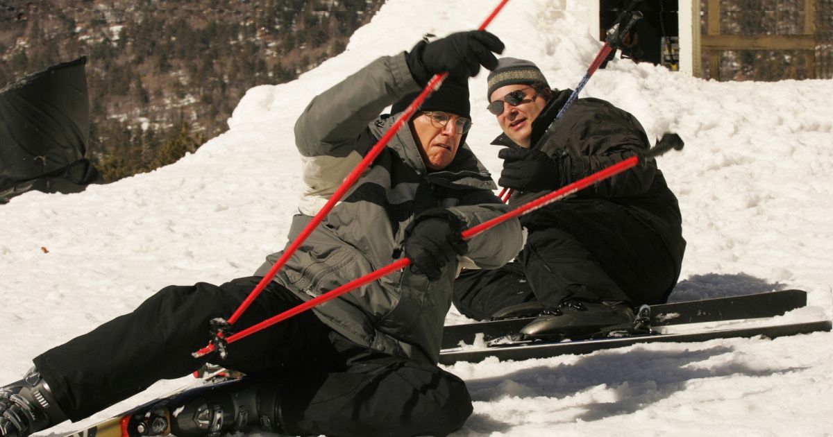 Larry David and Jeff Garlin in Ski Lift