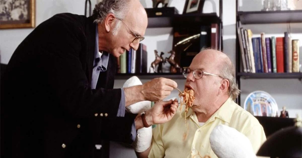 Larry David in the episode The Grand Opening