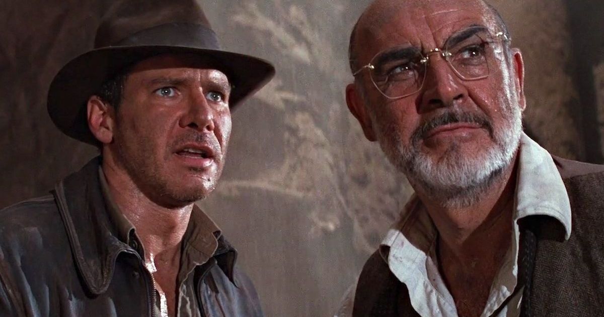 Harrison Ford and Sean Connery in Indiana Jones Last Crusade