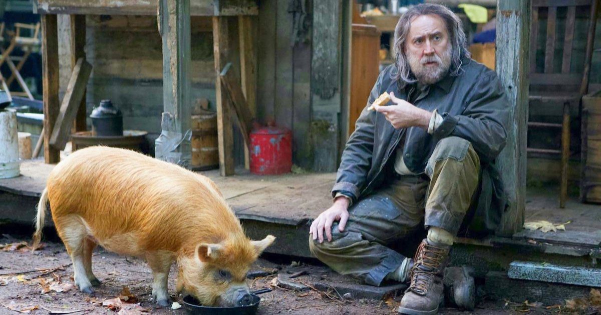 Nicolas Cage in the film Pig