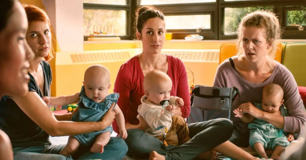 A scene from Workin Moms 