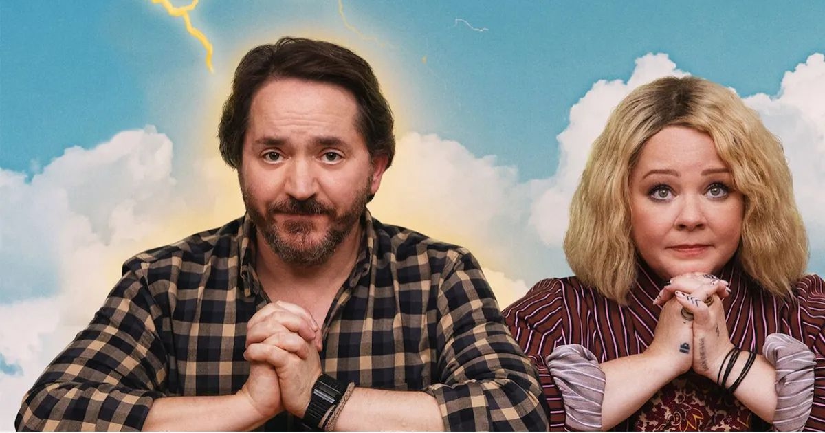 Melissa McCarthy and Ben Falcone in Netflix’s God’s Favorite Idiot