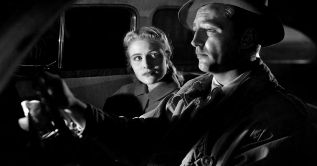 A couple in a car in Touch of Evil