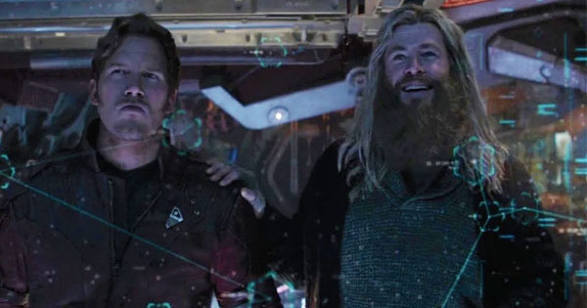 Avengers: Endgame Starlord and Thor
