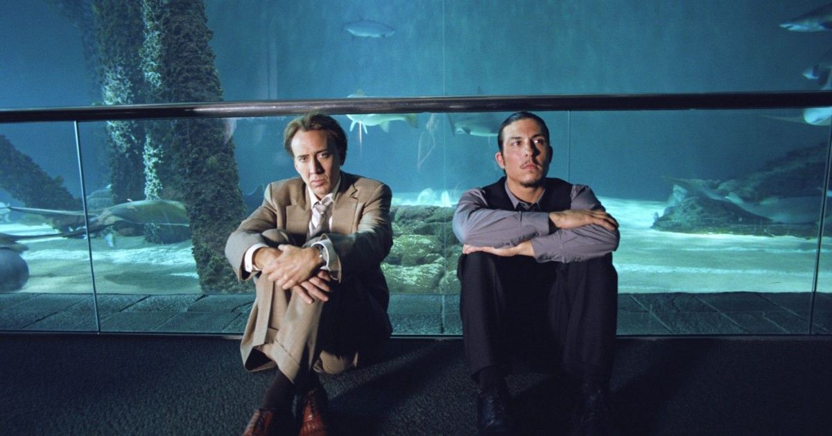 Nicolas Cage in the aquarium in Bad Lieutenant Port of Call New Orleans