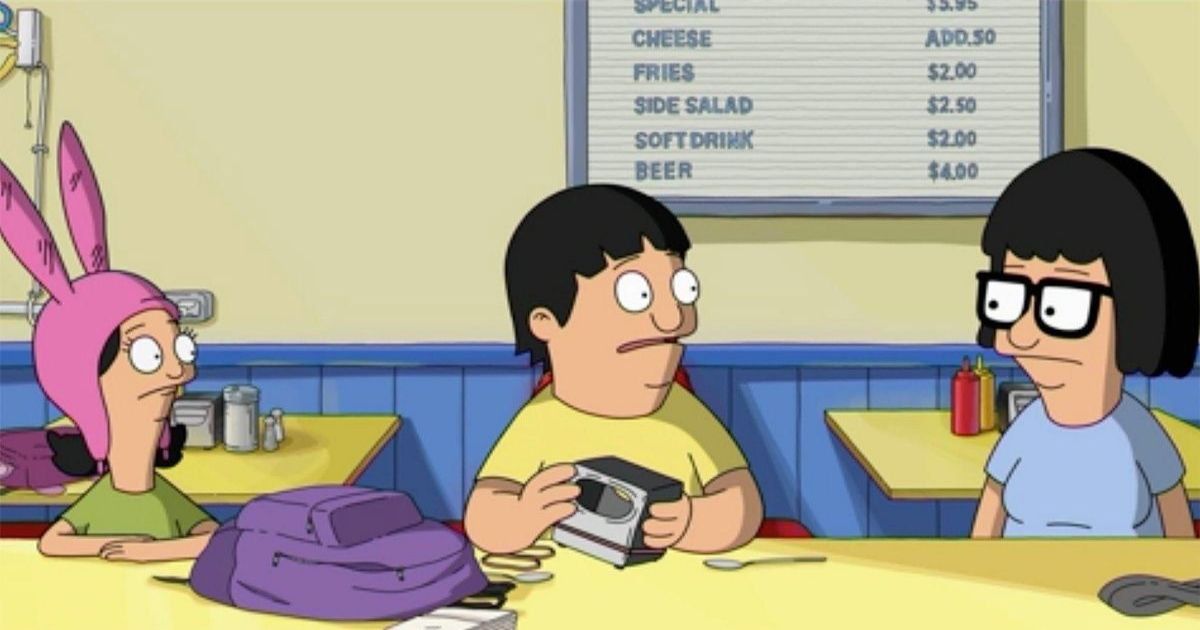 Bobs Burgers Movie with Louise Gene and Tina