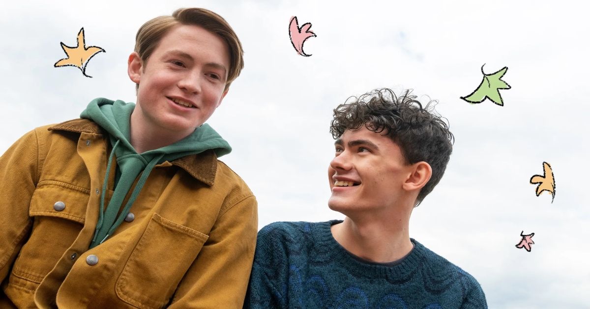 Charlie and Nick in Heartstopper TV show