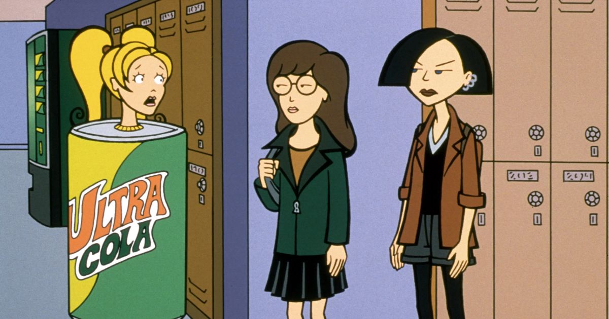 Daria with Brittany Taylor and Jane Lane at high school