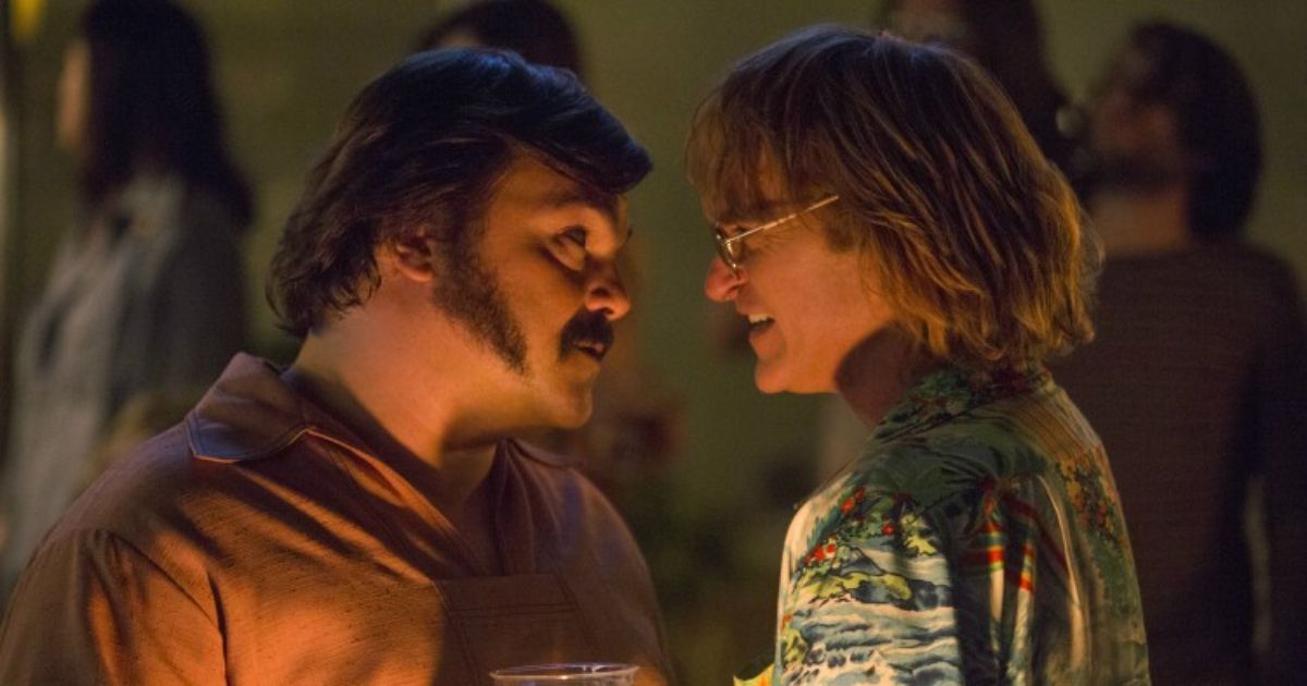 Jack Black and Joaquin Phoenix in Don't Worry He Won't Get Far On Foot 