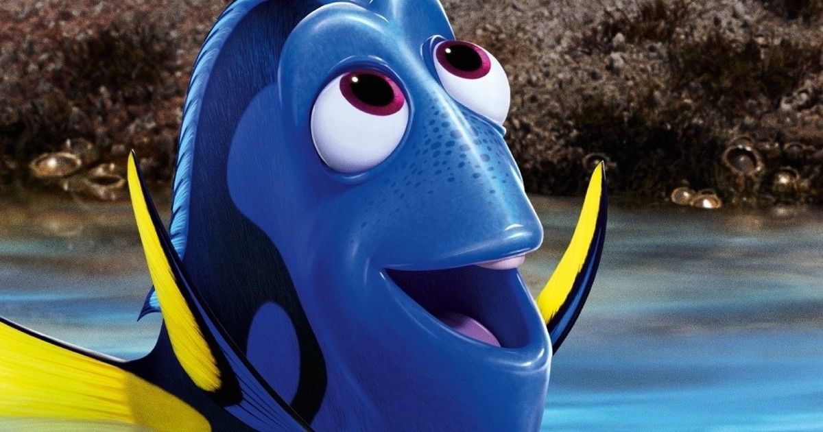 Dory, the comic relief character from "Finding Nemo".