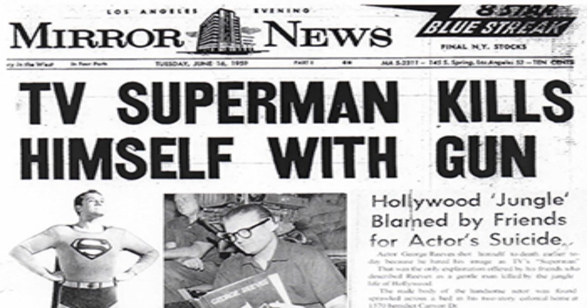 George Reeves_Superman Headline