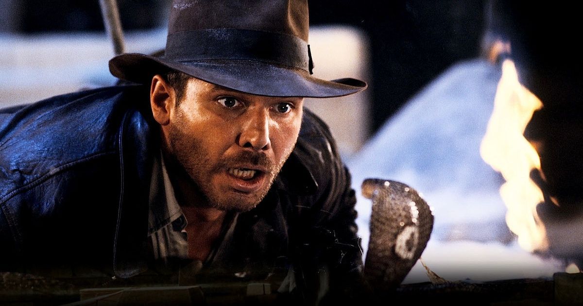A scene from Raiders Of The Lost Ark, 1981