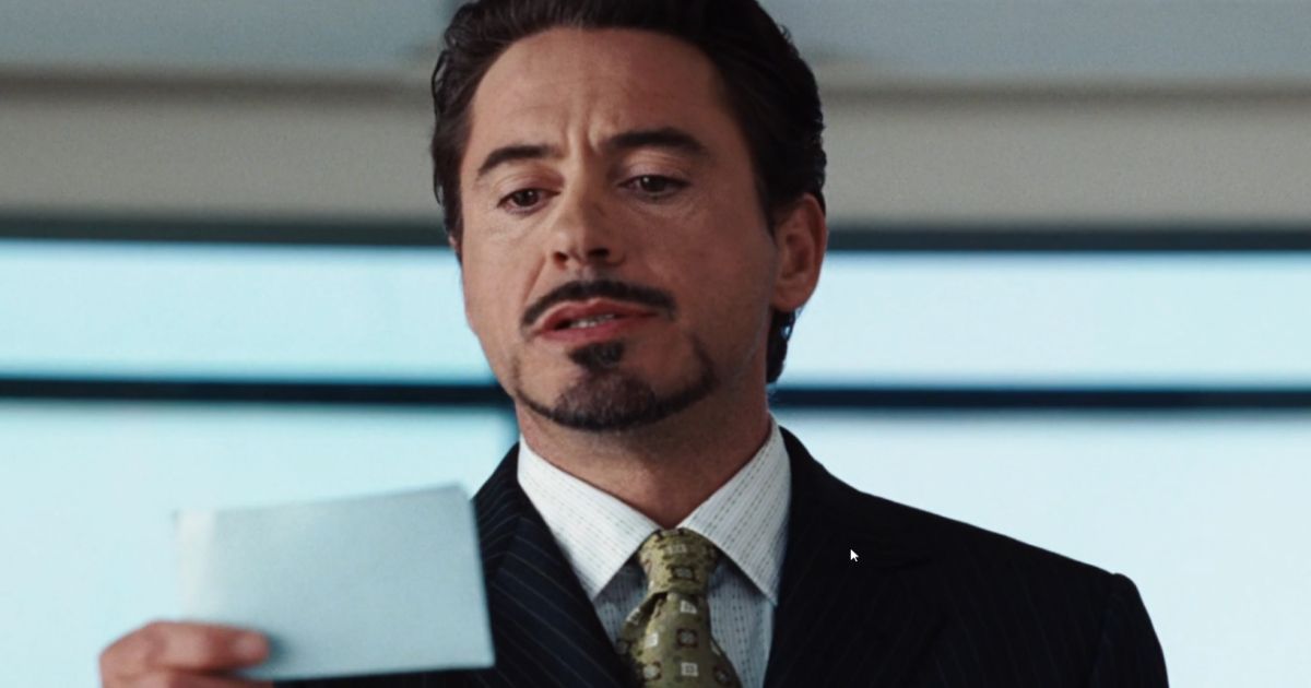 Robert Downey Jr as Tony Stark in Iron Man