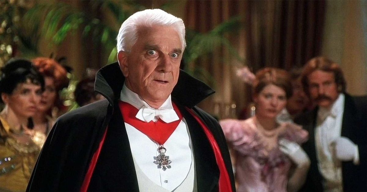 Leslie Nielsen in Dracula: Dead and Loving It