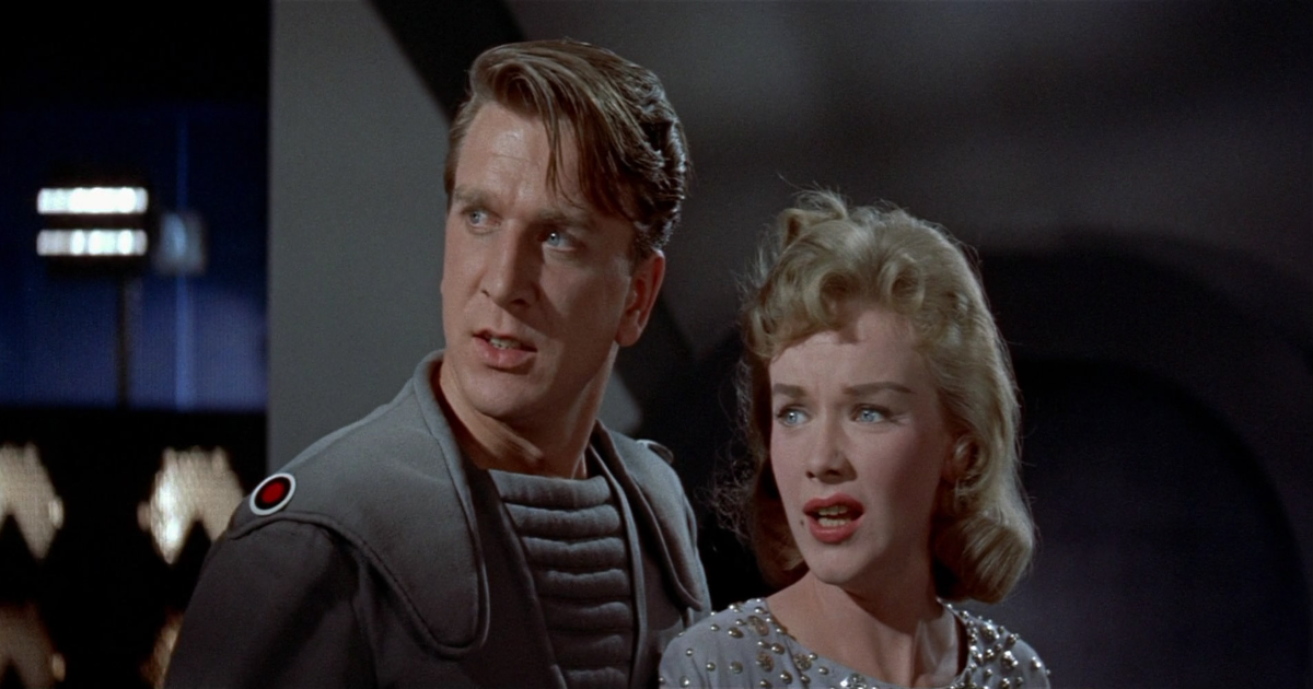 A scene from Forbidden Planet