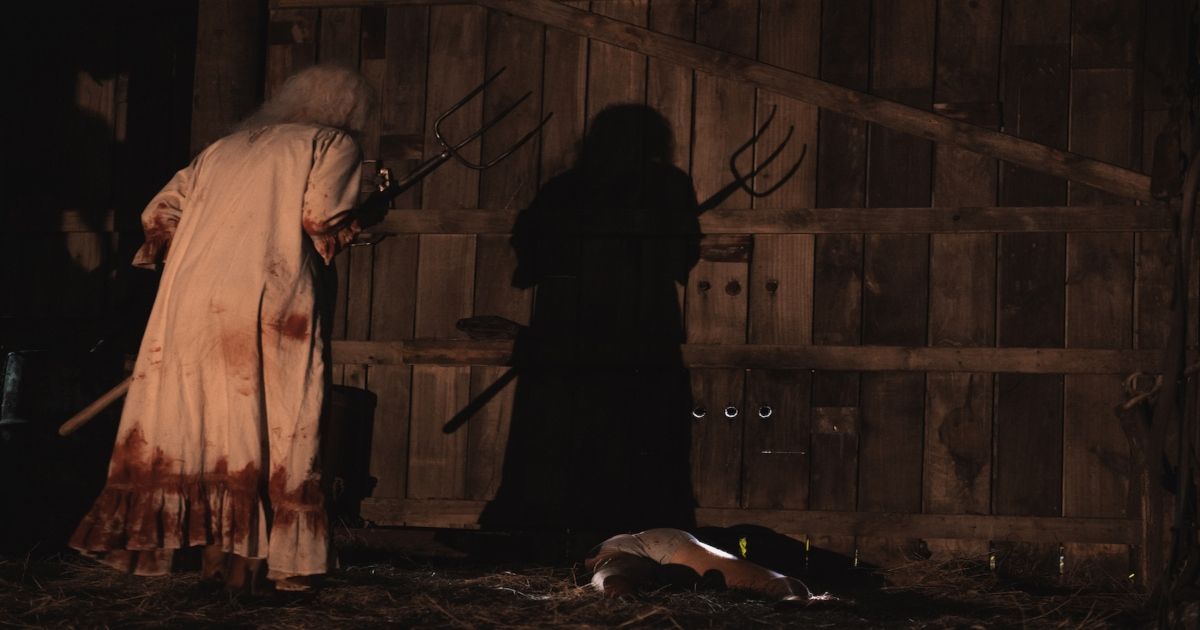 Pearl wields a pitchfork in Ti West's A24 production X