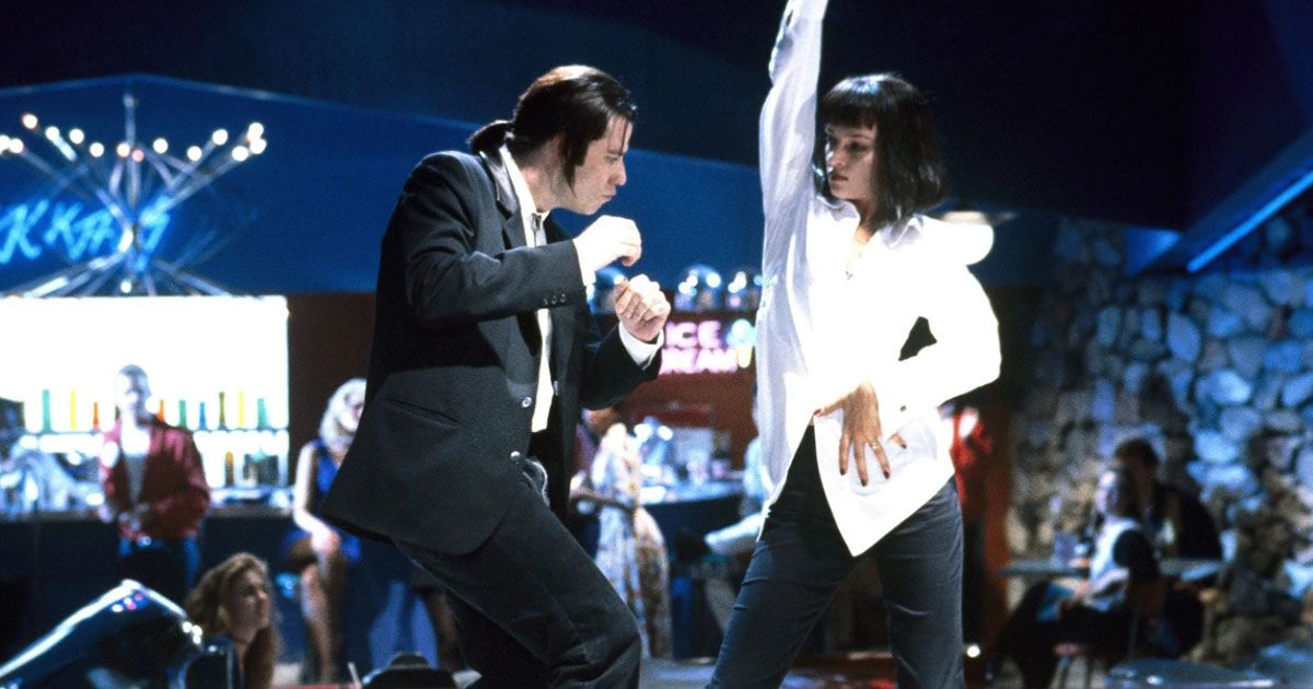 Uma Thurman and John Travolta in Pulp Fiction