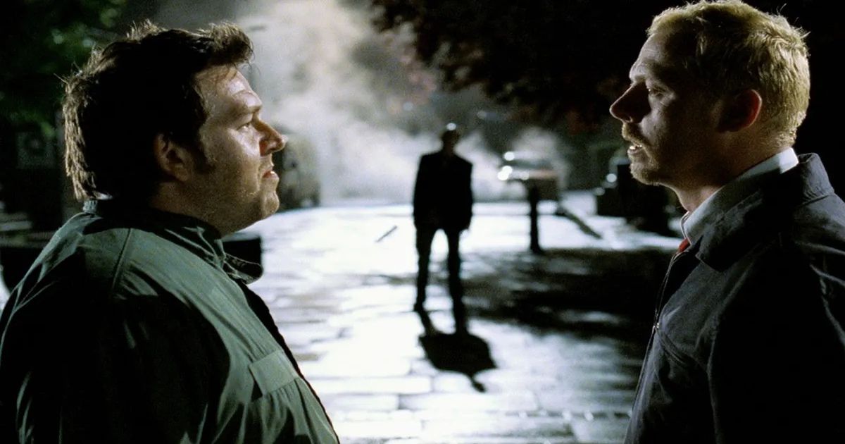 Simon Pegg and Nick Frost in Shaun of the Dead.