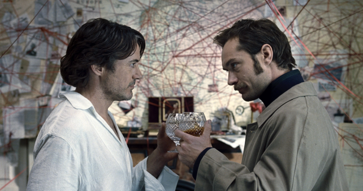 Sherlock and Watson solving a mystery