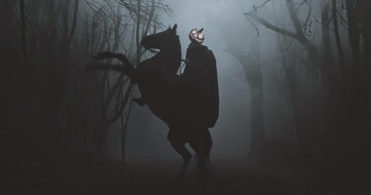 Christopher Walken as the Horseman in Sleepy Hollow