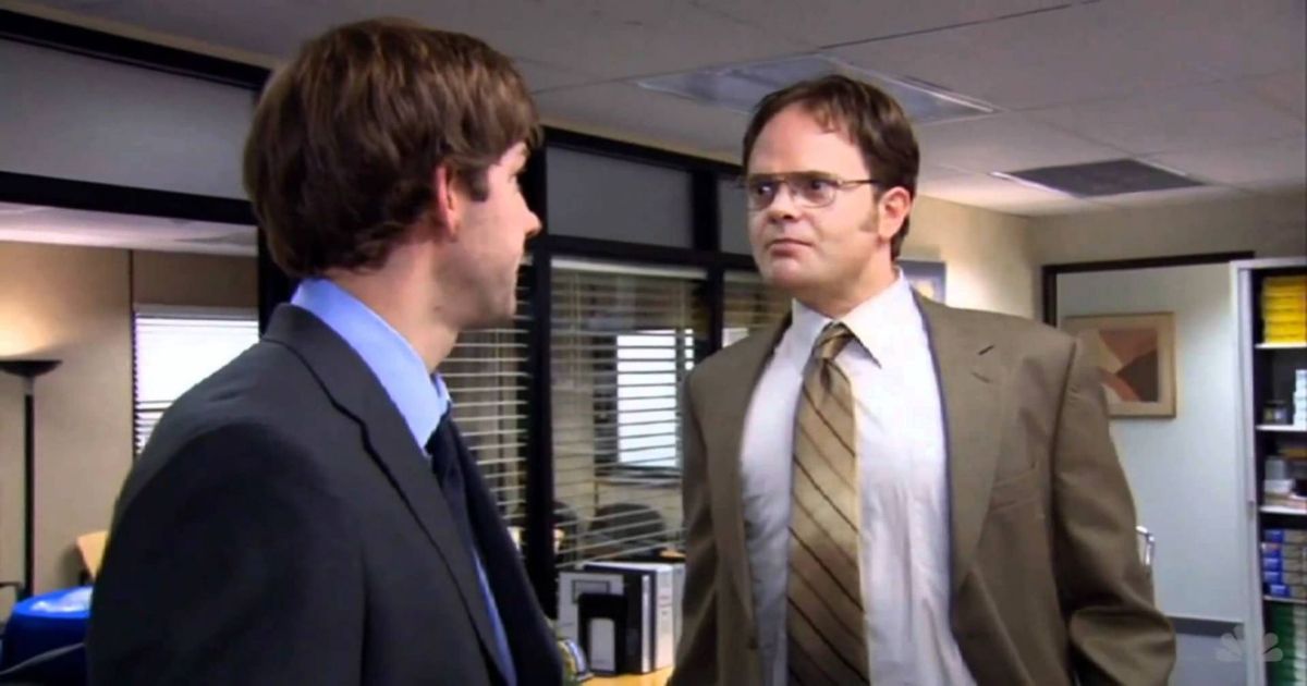 Dwight and Jim in The Office