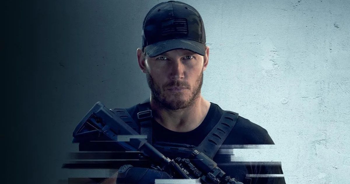 Chris Pratt wearing a black hat and body armor, holding an assault rifle as James Reece in a promotional picture for The Terminal List.