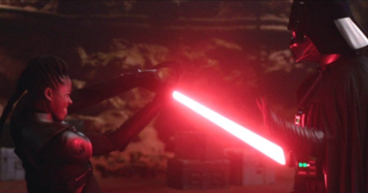 The Third Sister and Darth Vader in Obi-Wan Kenobi