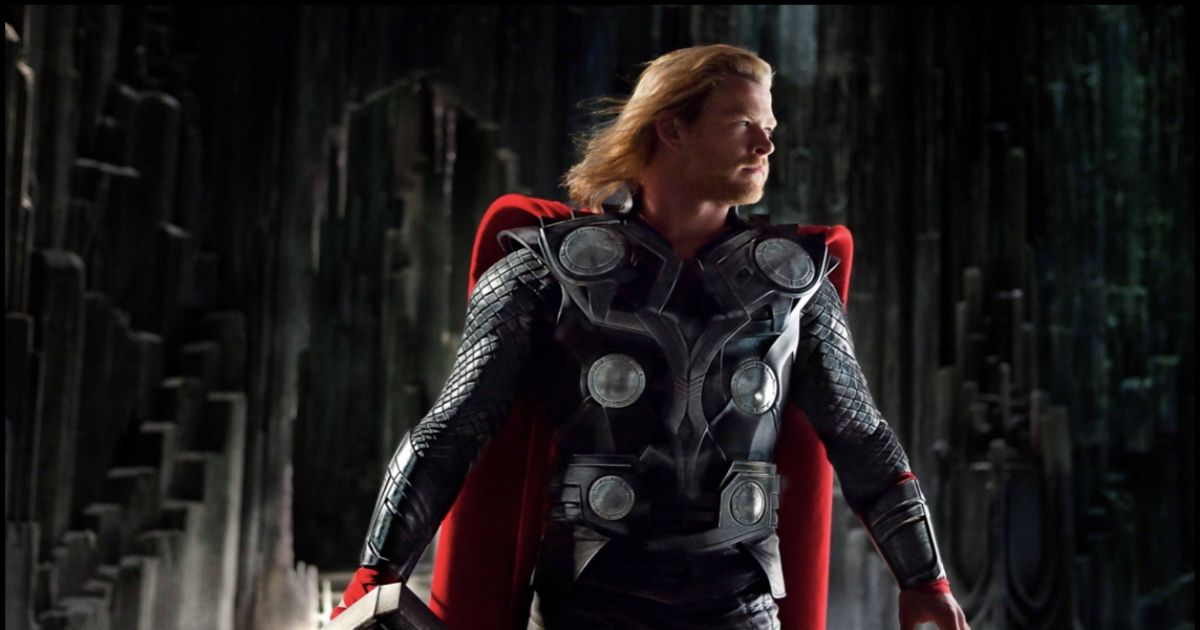 Chris Hemsworth as Thor in the movie Thor