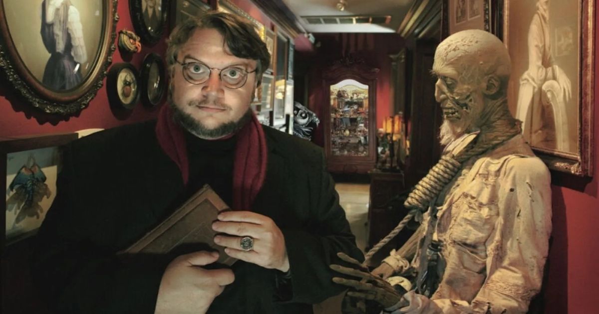 Guillermo Del Toro in his Cabinet of Curiosities