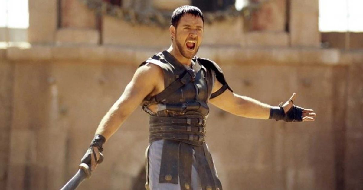 Russell Crowe në filmin Gladiator