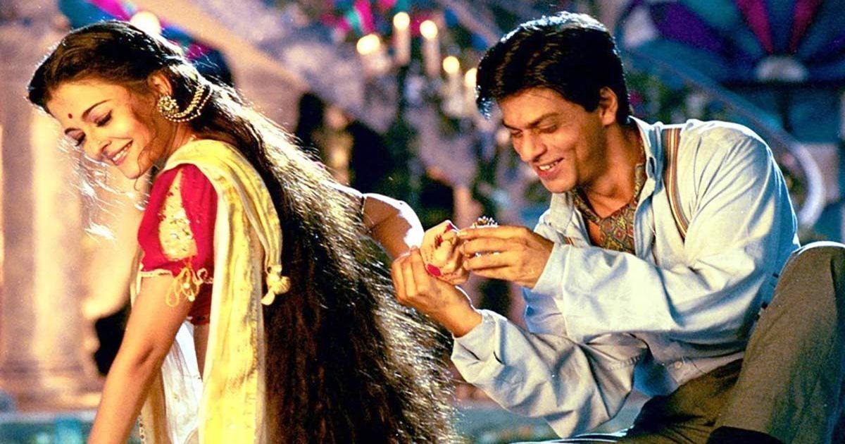 Shah Rukh Khan in the Indian movie Devdas