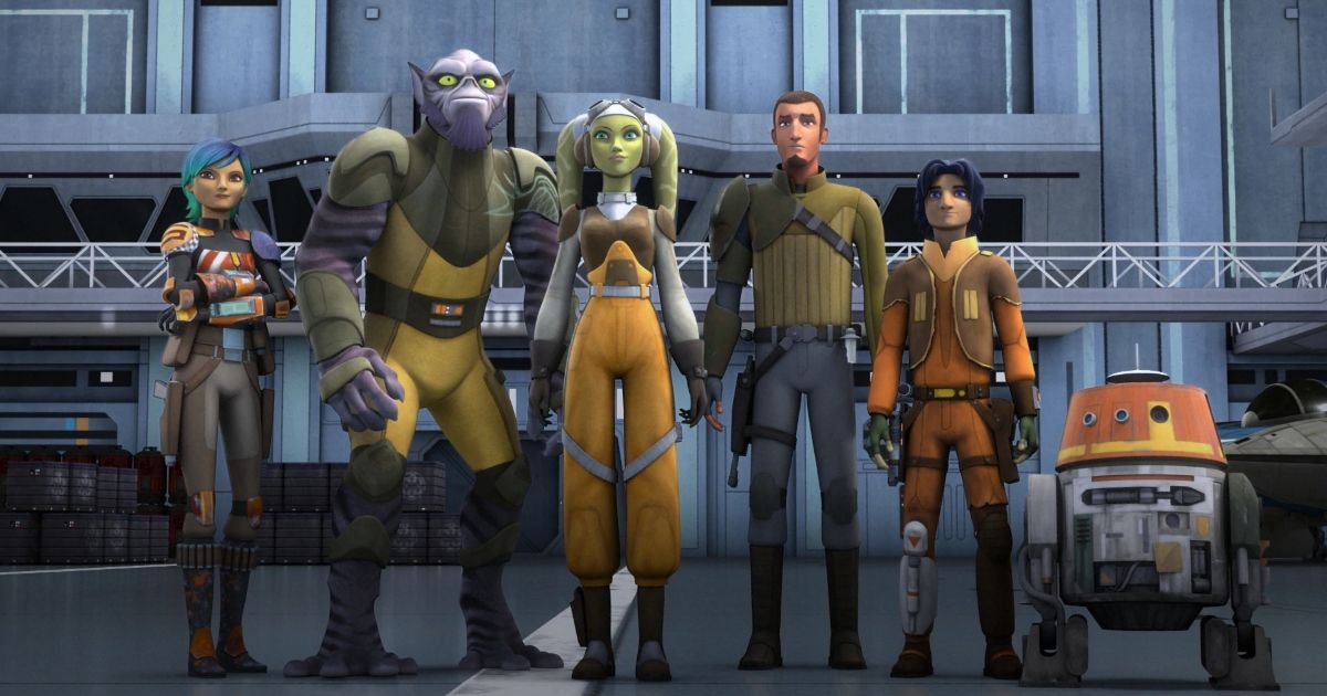 The crew of the Ghost in Star Wars Rebels