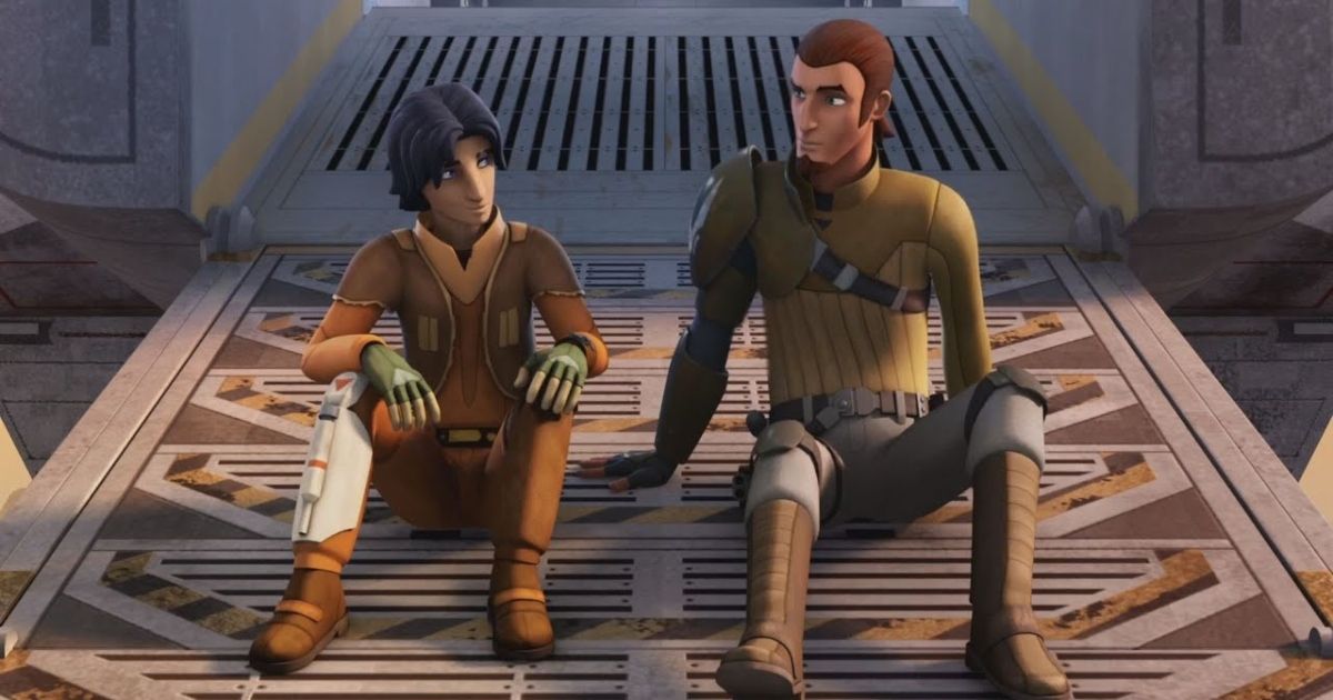Ezra Bridger and Kanan Jarrus in Star Wars Rebels on Disney XD