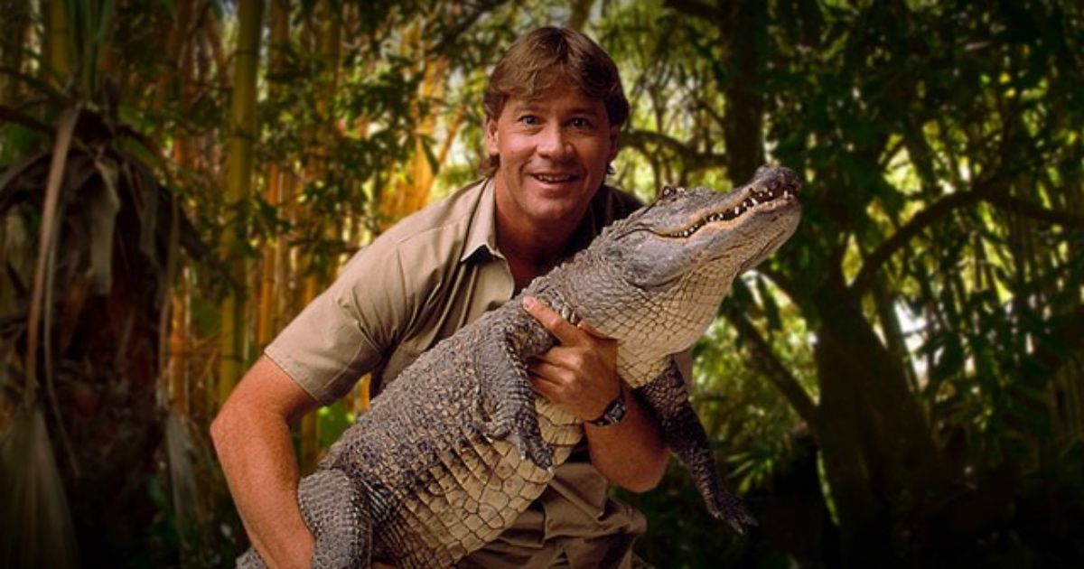 Steve Irwin in The Crocodile Hunter.