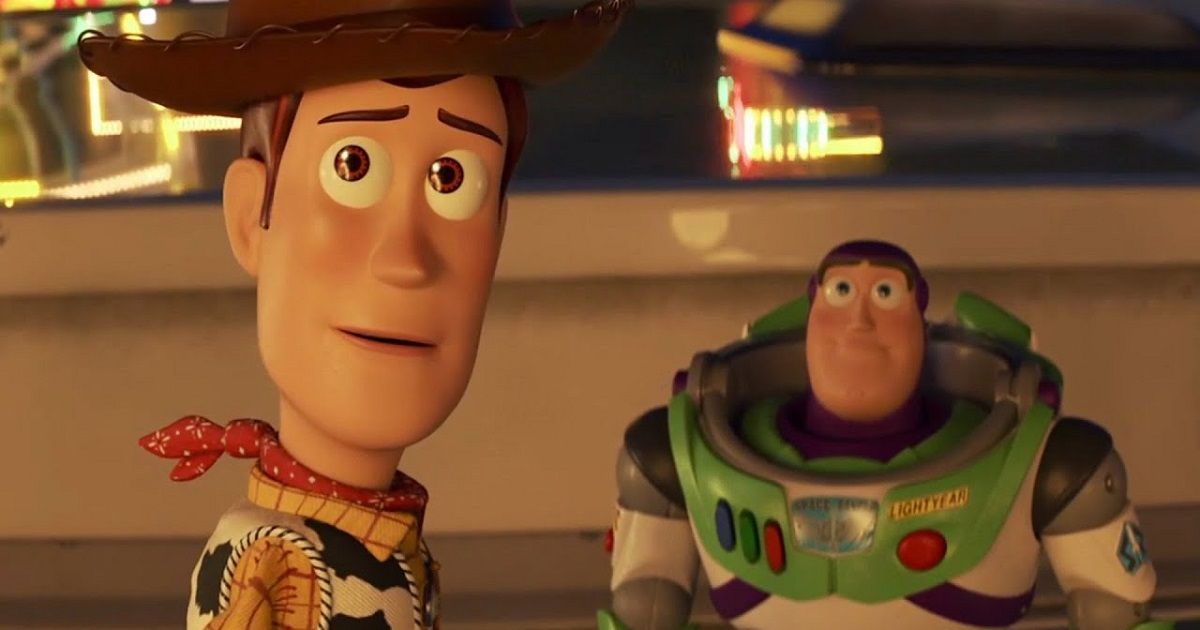 Woody and Buzz Lightyear in Toy Story 3