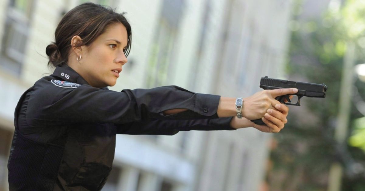 Missy Peregrym as Andrea "Andy" McNally in Rookie Blue