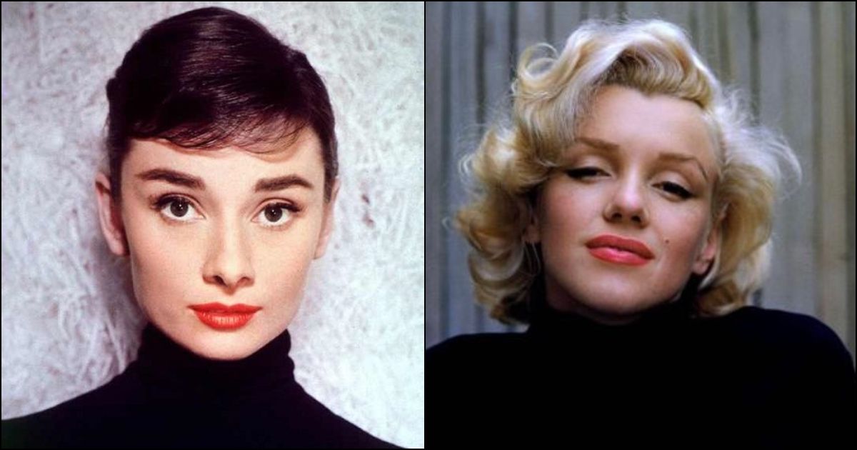 Audrey Hepburn and Marilyn Monroe