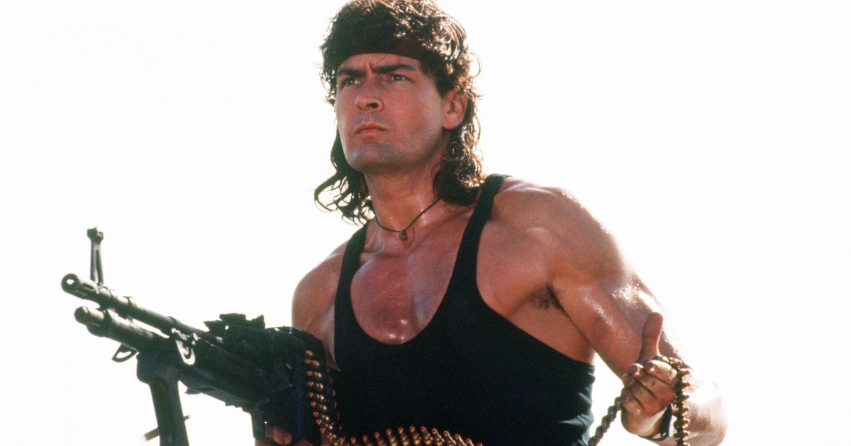 Charlie Sheen is buff in Hot Shots Part Deux