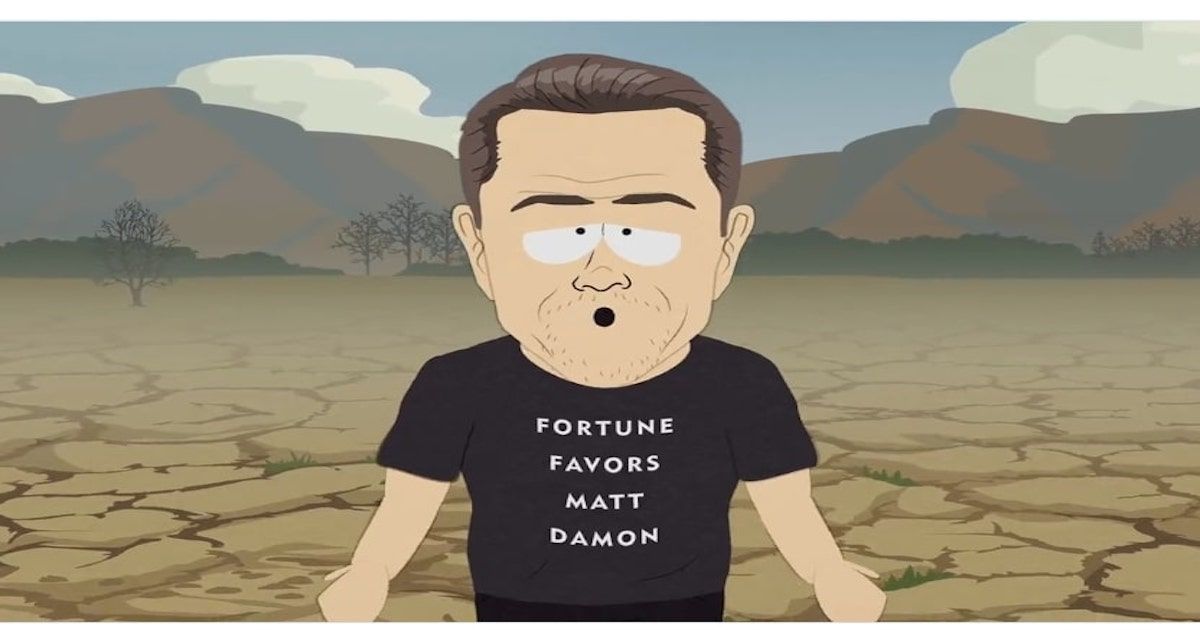 Matt Damon in South Park: The Streaming Wars