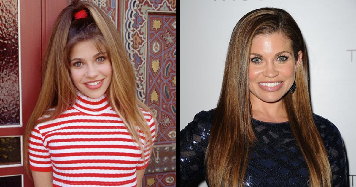 Danielle Fishel as Topanga in Boy Meets World and how she looks today