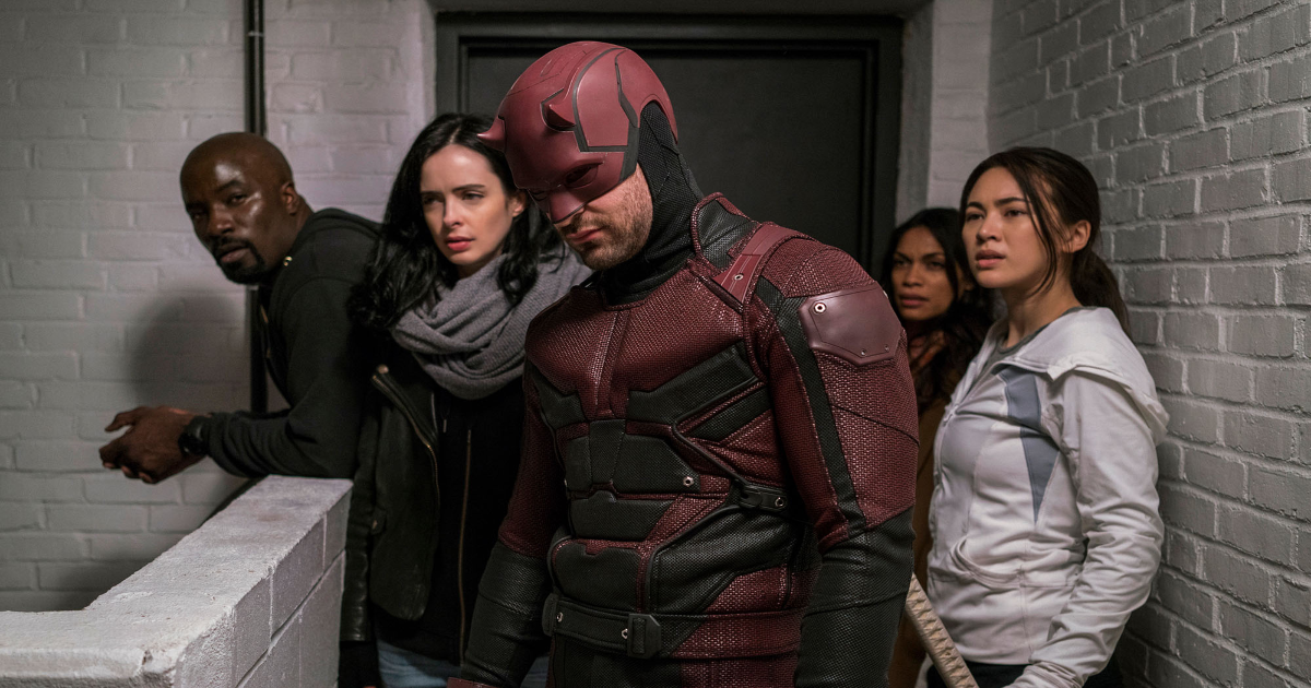 Daredevil, Jessica Jones and Luke Cage in The Defenders
